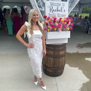 Petal & Pup White Lace Dress